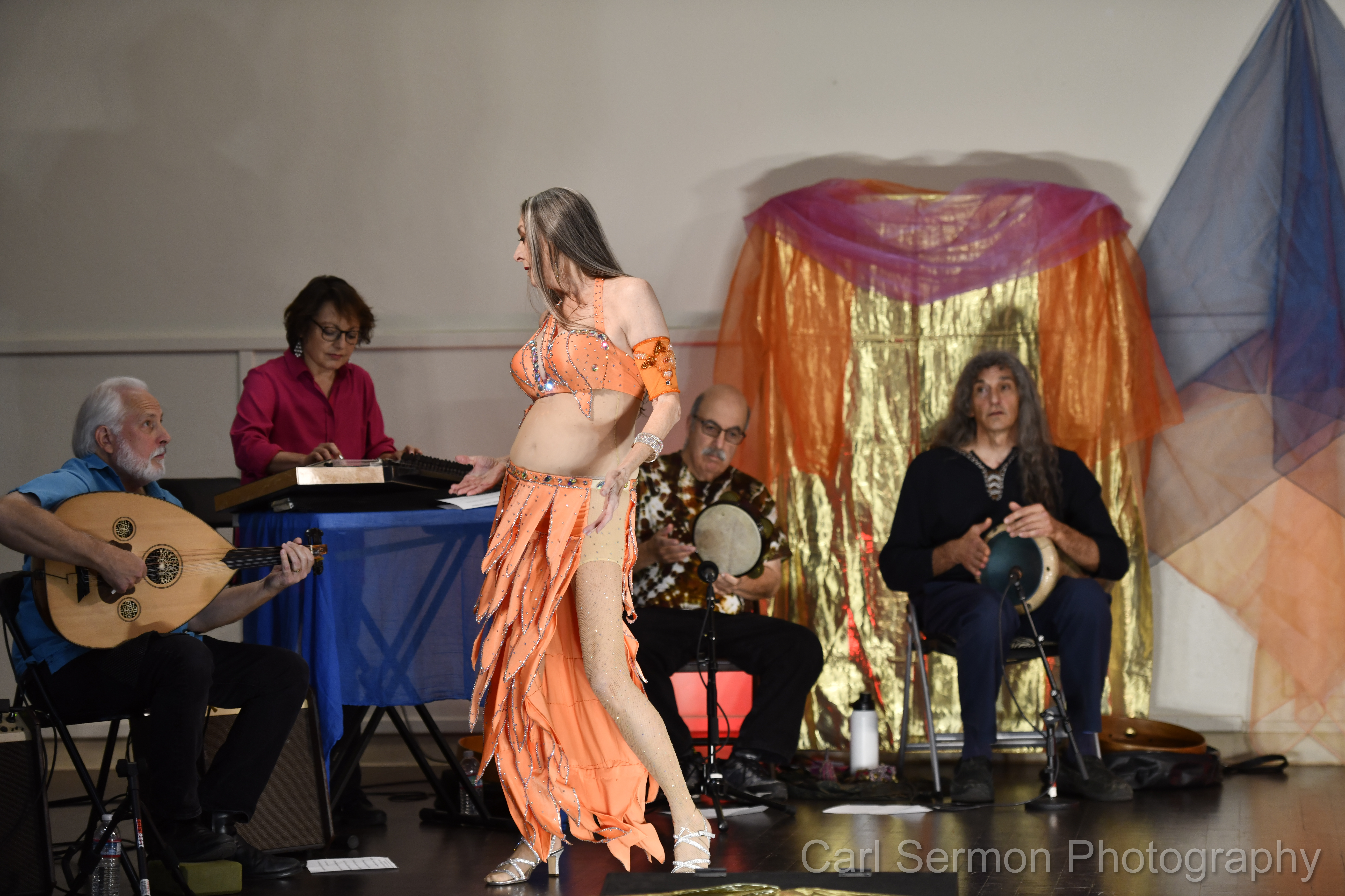 Al 'Azifoon at BABDAMA Fall Festival, Los Altos, California, November 11, 2023 with Jordan Dancer